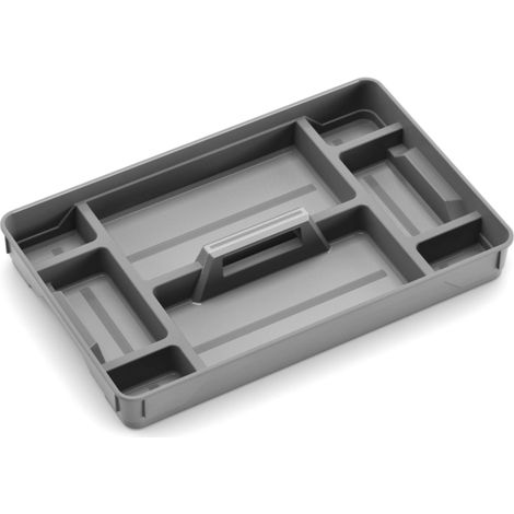 vassoio per moover box grigio