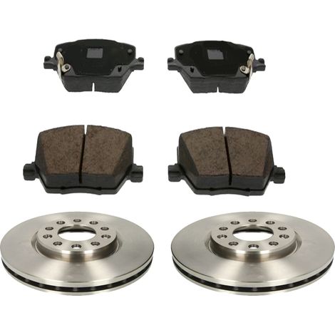 KIT FRENI ANTERIORI compatibile con FIAT 500X (334) - DISCHI + PASTIGLIE OEM: FDB4688 / 18022 /SOSTITUZIONE DIRETTA/BASSA POLVERE/SILENZIOSO (1/5)