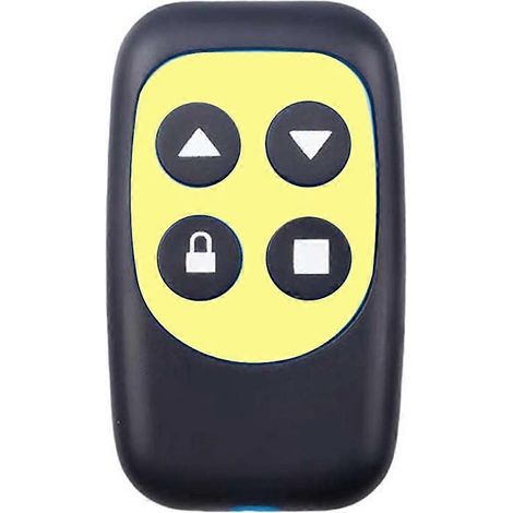 Télécommande multifréquence 250-868 MHz universelle pour garage jaune (1/5)