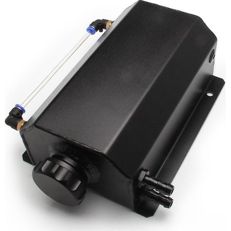 1L Aluminum Car Coolant Overflow Expansion Tanks Oil Catch Can Reservoir Tanks Universal Oil Breathe (1/5)