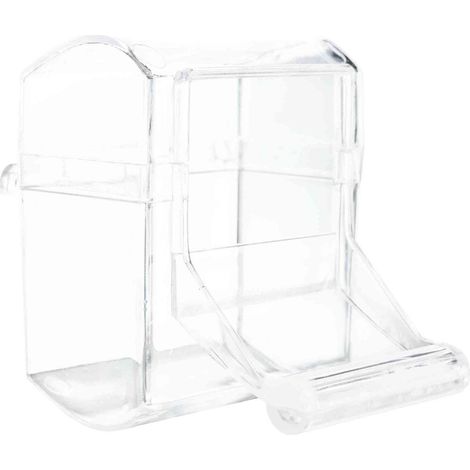 karmidło trixie comedero para pájaros 70 ml plástico transparente (1/2)