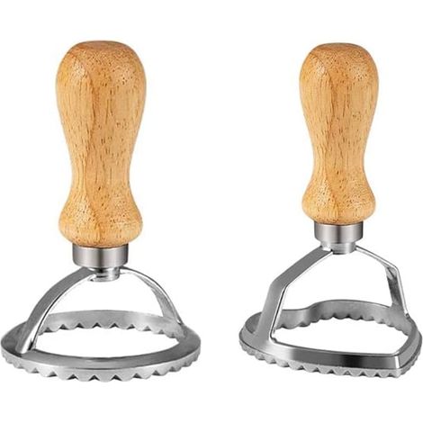Emporte-pièces pour raviolis, outil pour raviolis, pâtes, dumplings et lasagnes (forme cœur et cercle)