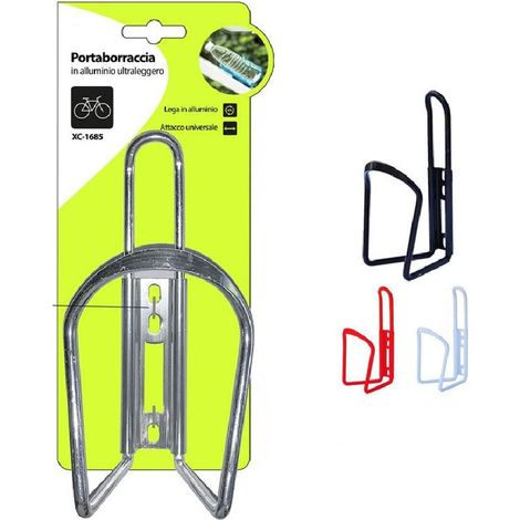 Trade Shop - PORTABORRACCIA IN ALLUMINI FÜR BICICLETTA ATTACCO UNIVERSALE COLOURES XC-1685 - (1/2)