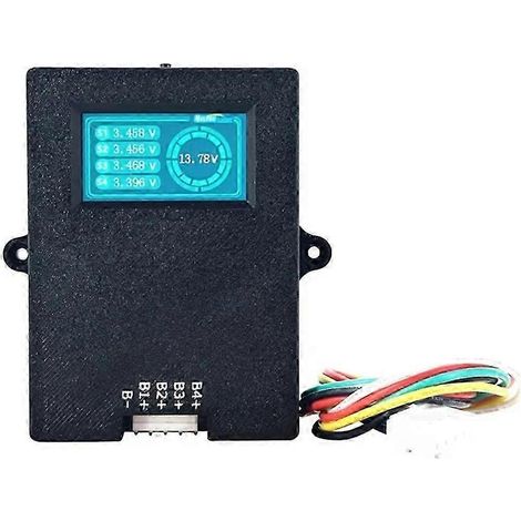 Balanceador activo LTO 5A 6S con pantalla de voltaje, ecualizador activo de transferencia de energía para baterías de litio de 12V, color negro, SZRH AM