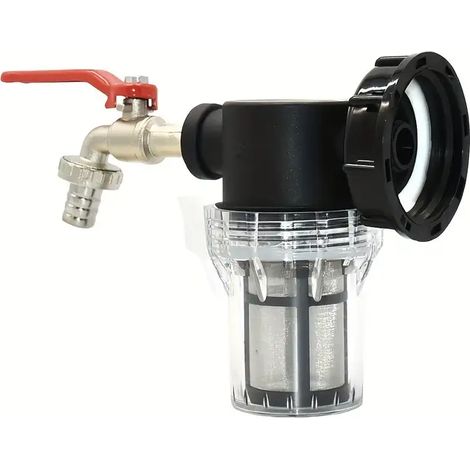 Ibc Water Tank Faucet Adapter S60 Ton Bucket Connector Garden Irrigation Pump Water Gun Filter(1/2) (1/4)