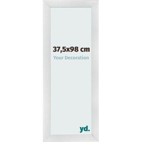 yd. - Cadre photo 37.5x98 - Argent Mat - MDF - Pisa (1/5)
