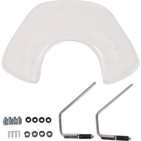 Pare-brise de moto en acier au carbone acrylique déflecteur de vent de remplacement de pare-brise de scooter pour GTS 300 250 125 Super 125-300 toute l'année Transparent (1/5)