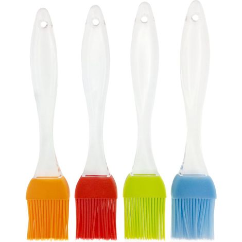 Pinceaux de Cuisine Patisserie pour Badigeonner Multicolor en Alimentaire résistant à la Chaleur Couleur aléatoire 4 100 Silicone (1/5)