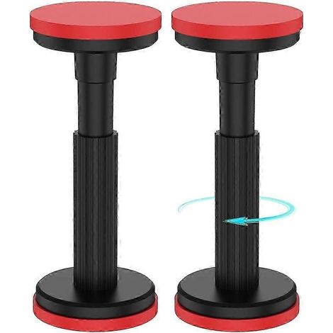Barre de support télescopique réglable de 18 à 44 cm, support de plafond pour armoire (lot de 2) (1/5)