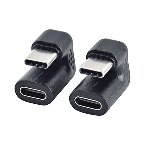 240W Type C Male to Female U-Shaped Angled Adapter for Mobile Phones, Computers and Gaming Data Cables. (1/5)