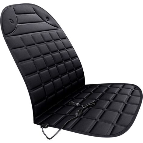 Coussin de siège chauffant 12V, housse chauffante universelle pour voiture, coussin chauffant pour auto, bureau, maison et bateau (1/5)
