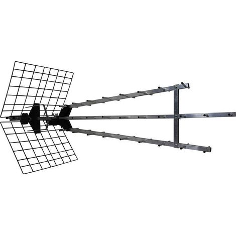 415049 Antenne d'extérieur Trinappe amplifiée 57 dB - filtre 4G - UHF - 4K HD A27 (1/3)