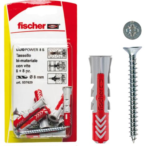 Fischer duopower 5 s k fissaggio con vite in blister 537622