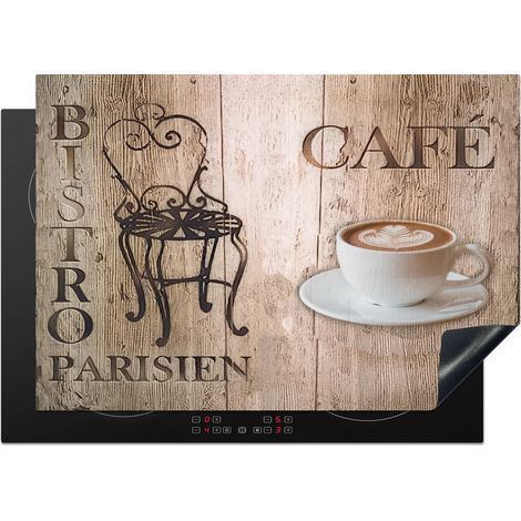 PROTEZIONE PER PIANO COTTURA A INDUZIONE Bistro Parisien - Caffè - Caffè - Vintage 75x52 (1/5)
