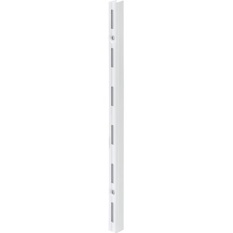 TrendLine Wandschiene 1-reihig weiß 150 x 1,5 cm Wandschiene