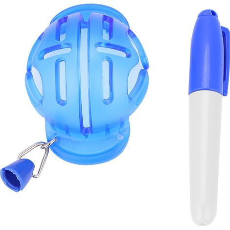 Marqueur de ligne de balle de golf Gabarit de traçage d'alignement avec stylo accessoires (Bleu) (1/5)
