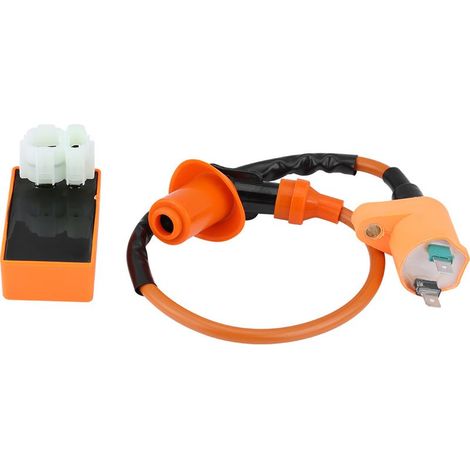 ATV-Zündspule, professionelle orangefarbene CDI-Box aus Kunststoff für GY6 50CC 125CC 150CC motorisierte Motorräder (1/5)