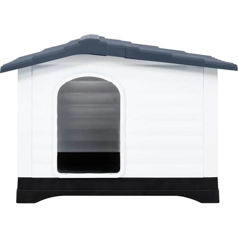 Maison Exclusive - Hundehütte Grau 90,5 x 68 x 66 cm Polypropylen (1/5)