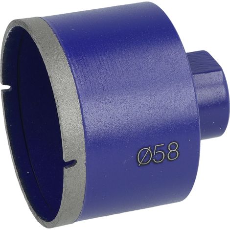 Couronne diamantée pour forage à eau Ø 58 mm PG850