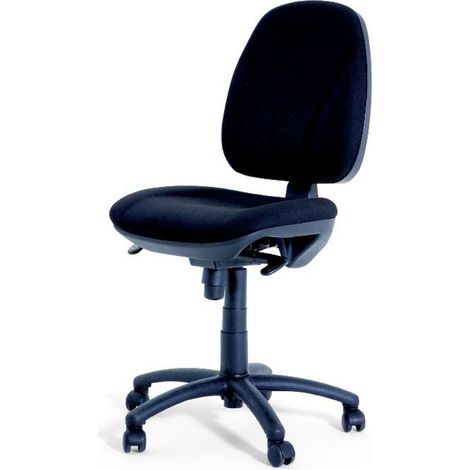 PROVOST - Siège de bureau synchrone noir Provost - Réglable en hauteur et avec soutien lombaire