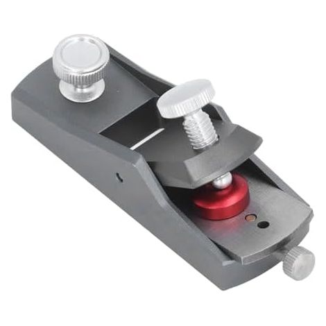 Rabot à bois miniature MAJONMMERD, petit rabot à main pour le travail du bois avec lame en acier VG10, profondeur de coupe réglable, corps en alliage d'aluminium, pour le rabotage, le dégrossissage et (1/5)
