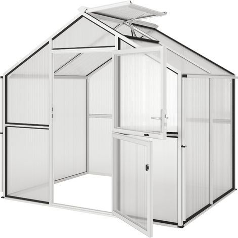 KGT Gewächshaus "Novum II", pressblank, 5,7 m², 10 mm HKP