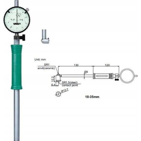 Insize MDHc 2322-35A strumento di misurazione precisione ±0,015 mm