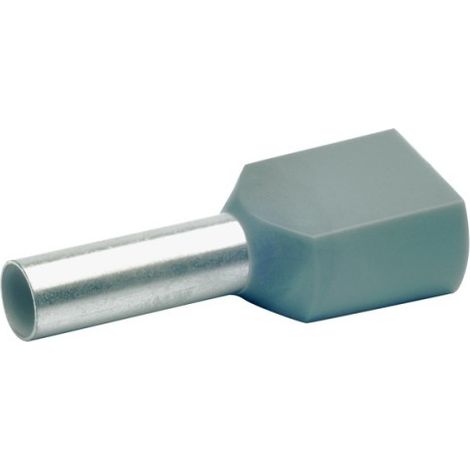 Klauke 87412 terminales de cable gris 23 mm pack 100