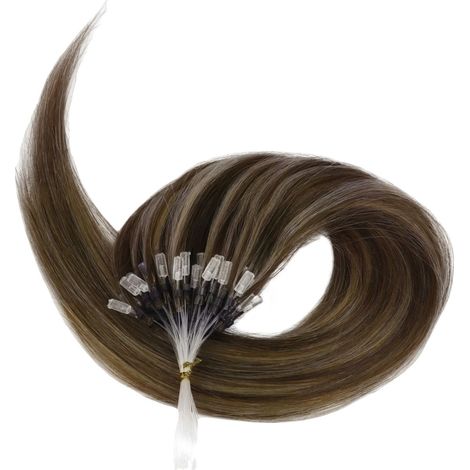 Extensiones de cabello con clip, liso y sedoso, P4-27, 45,7 cm (18 pulgadas) (1/2)
