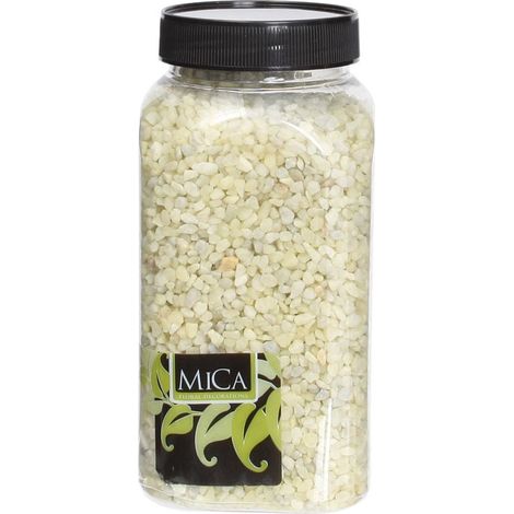 Mica Decorations Dekoration Granulat hellgelb 650 ml 1 kg Granulat