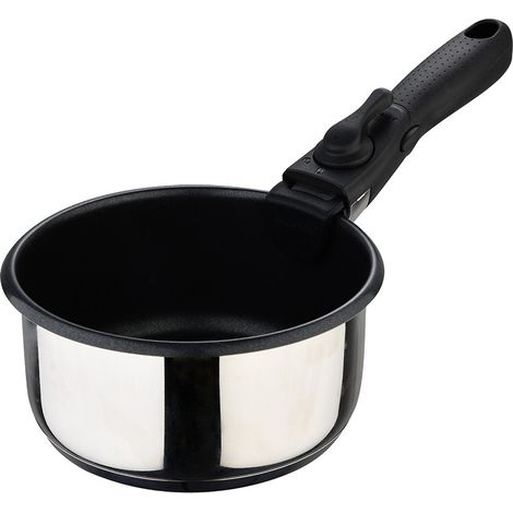 Set di 3 salse (Ø16x8cm/Ø18x9cm/Ø20x10cm) Acciaio inossidabile Click & Cook Bergner (1/3)