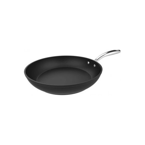 Padella 28 cm de alluminio forgiato, con 3,5 mm de base de induzione e rivestimento antiaderente de massima durata, Whitford® Eterna 100 % free de PFOA.  Manico in acciaio inox rivettato. (1/3)
