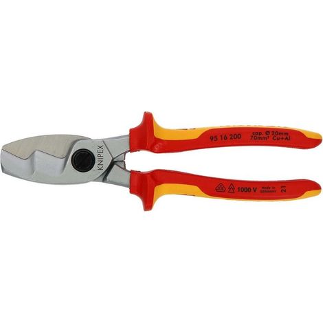 Coupe-câble VDE avec double tranchant (1/3)