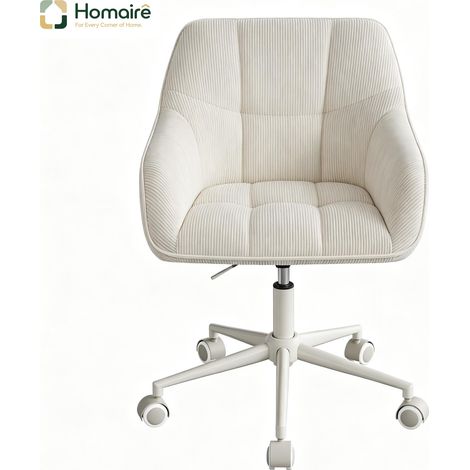 Sessel in beige geripptem Beige, 40 x 56 x 90 cm HOMAIRE (1/5)