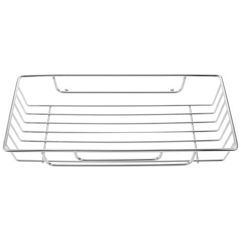 Étagère Murale de Salle de Bain Inox Grand Panier de Rangement pour Support Robuste sans Perçage Organiseur Pratique pour Shampooing et Accessoires (1/5)