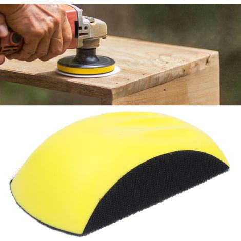 Les blocs de souris polis à la main conviennent aux ponceuses à chenilles abrasives, au travail du bois et à la réparation de meubles (6 pouces). (1/5)