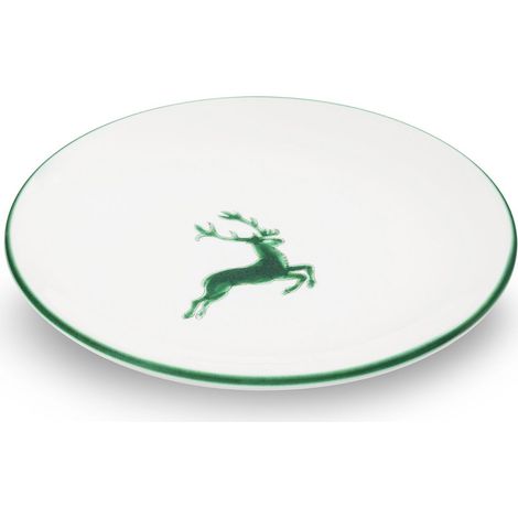 Gmundner Keramik Grüner Hirsch, Unterteller Cup (Ø 15cm)