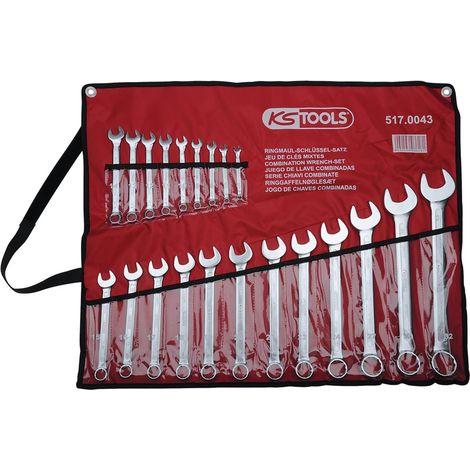 KS Tools 517.0043 Ring-Maulschlüssel-Satz 21teilig Schlüsselweite (Metrisch) 32 mm (1/5)