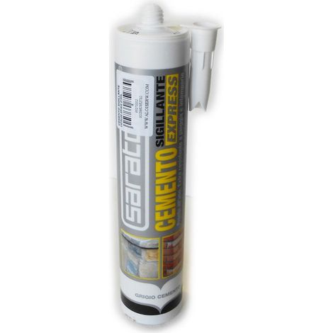 Saratoga 310ml cemento sigillante express pronto all'uso extra resistente per interni ed esterni