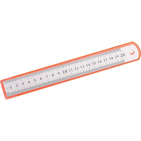 Règle en acier inoxydable 15 cm 20 cm, droite épaisse et de haute (1/5)