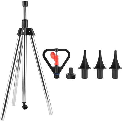 Tuyau d'arrosage avec support réglable à 360 degrés pour l'irrigation des pelouses et des jardins (1/2)
