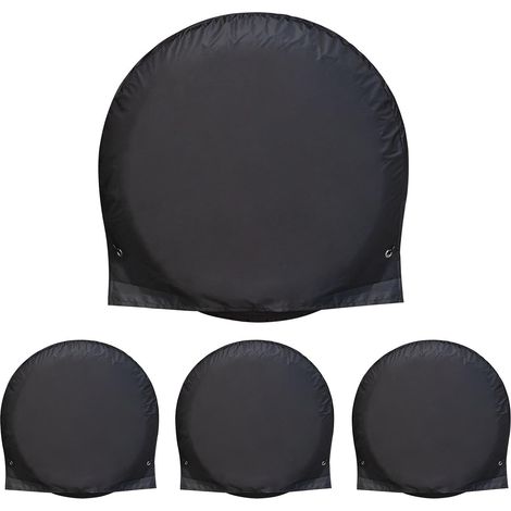 Housses de pneu 28.74 pouces Housse de Protection de Roue En Tissu Oxford pour Caravane & Camion - Résistant intempéries, Résistant UV, Élastique Fixé - Idéal pour la cour, la route, le (1/5)