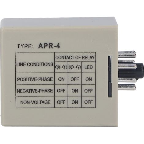 CKCTELAY Phasenschutzrelais, wasserdichtes Motorschutzgerät APR‑4 für Pumpenlüfter 380 V (1/5)