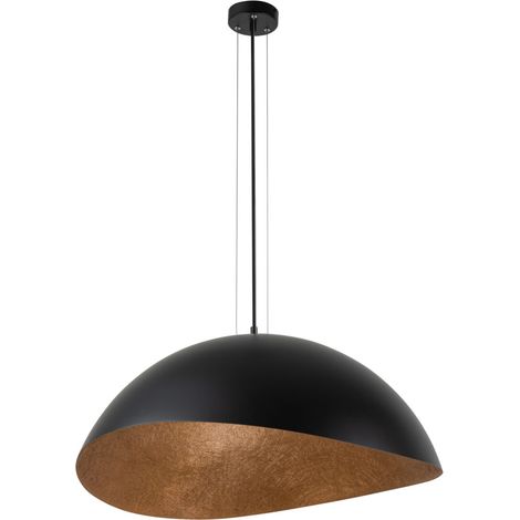 Suspension décorative noir/cuivre 89 cm Solaris E27 Sigma (1/3)