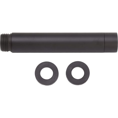 Bras D'extension de Pommeau de Douche en Acier Inoxydable, Bras de Tuyau D'extension de Pommeau de Douche, Bras D'extension de Douche Droit, Rallonge de Pommeau de Douche à Main (1/5)