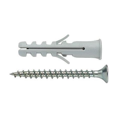 TASSELLO NYLON EB/VA ELEMATIC - VITE TSP CAVA PZ BORDATO EB/VA 8 CF=PZ 50- 1 confezioni