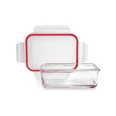 Boîte à lunch rectangulaire en borosilicate 900ml IBILI (1/3)