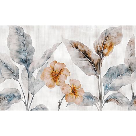 Papier peint panoramique - Fleurs - 408 cm x 255 cm (1/2)