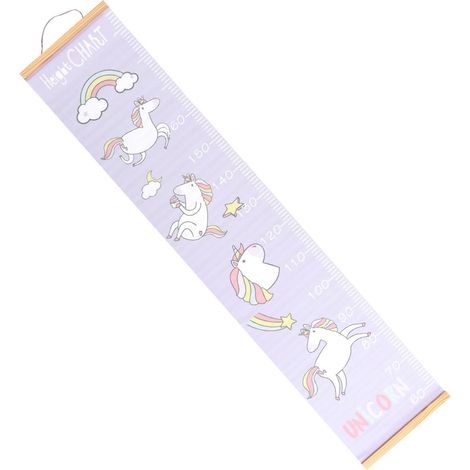 Toise pour enfants de style nordique en bois pin, à suspendre au mur (1/5)