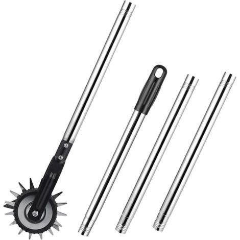 Coupe-Bordures Rotatif à Roue Manuel Accessoire pour Pelouse Cisaille Pratique pour Finition de Bordures (1/5)